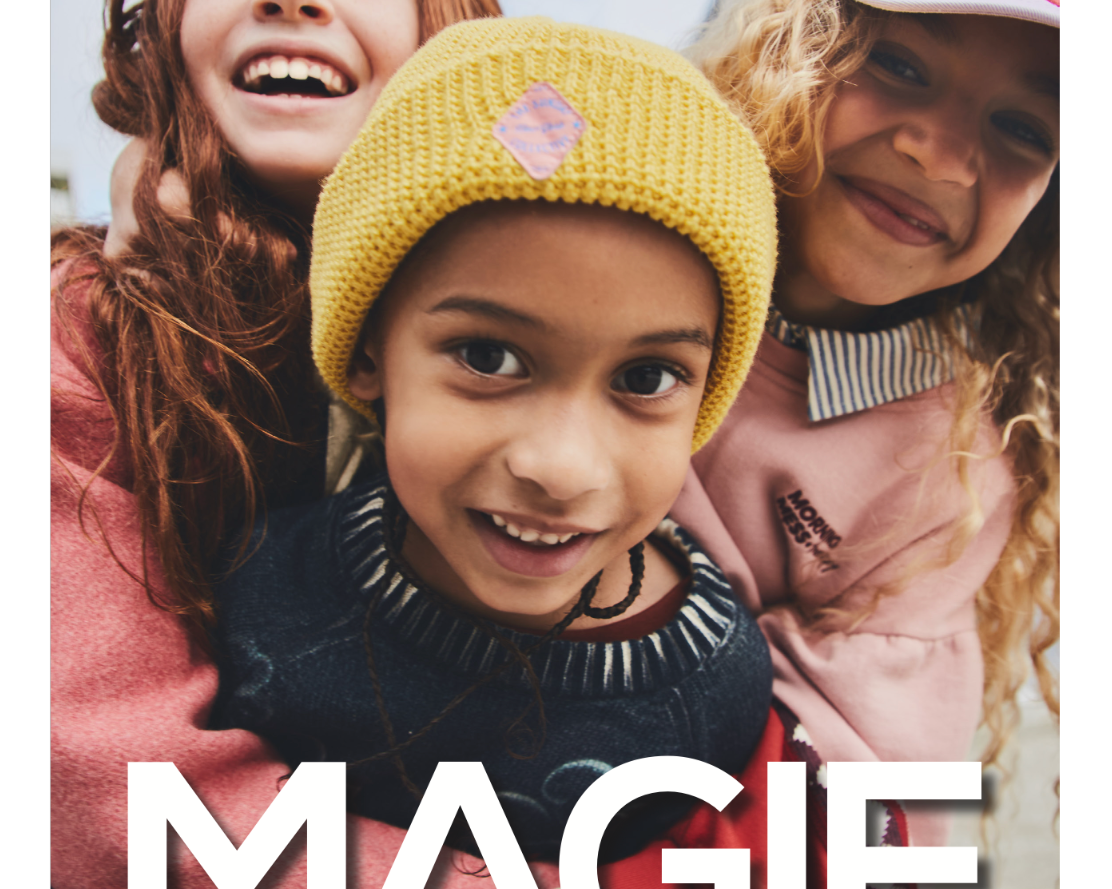 Rhyme Kids featured in Magie des Enfants Vol. VII — luxury hand-embroidered children's fashion editorial