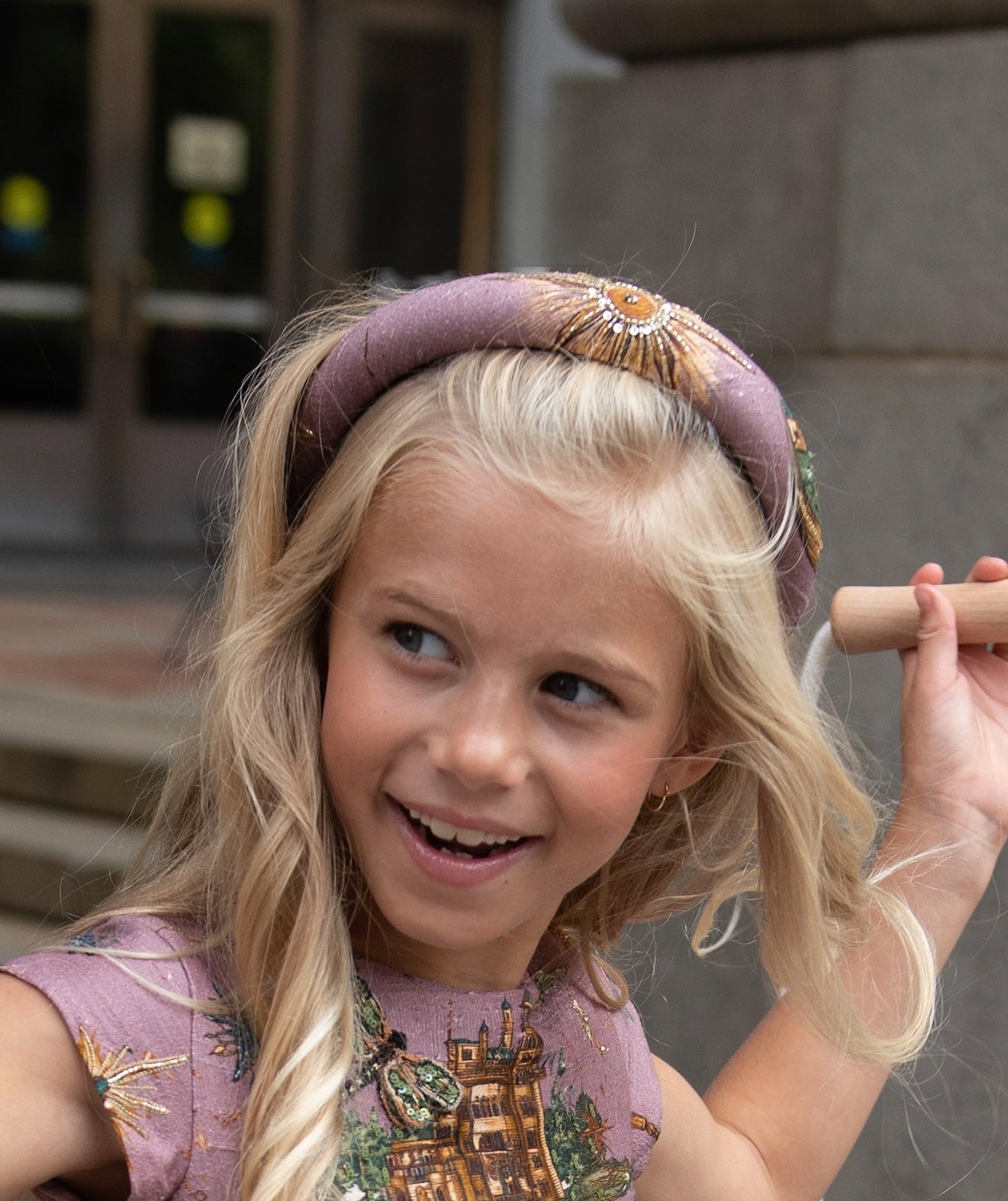 Isabella Headband Dusty Lavender