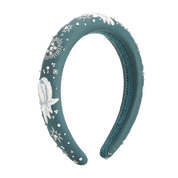 Olivia Headband Teal Blue