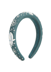 Olivia Headband Teal Blue